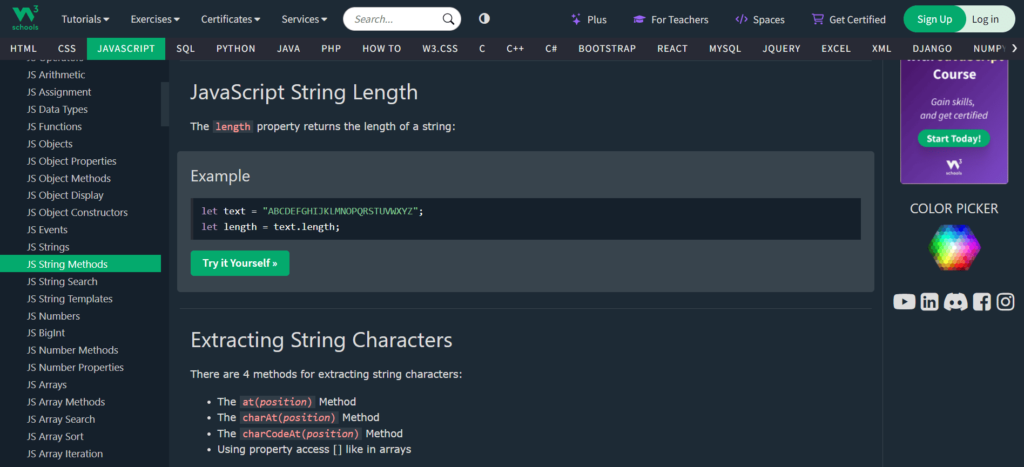 Strings رشته JavaScript String